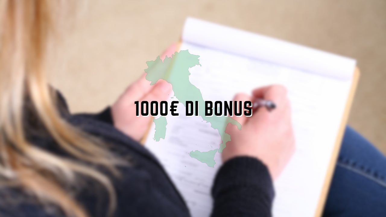 1000 euro di bonus