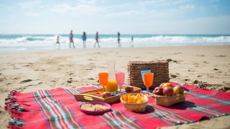 Cibo in spiaggia