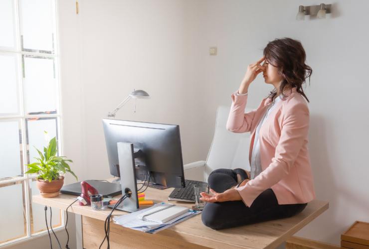 Yoga in ufficio