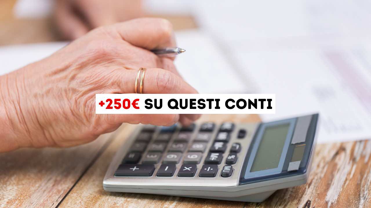 250 euro di aumento