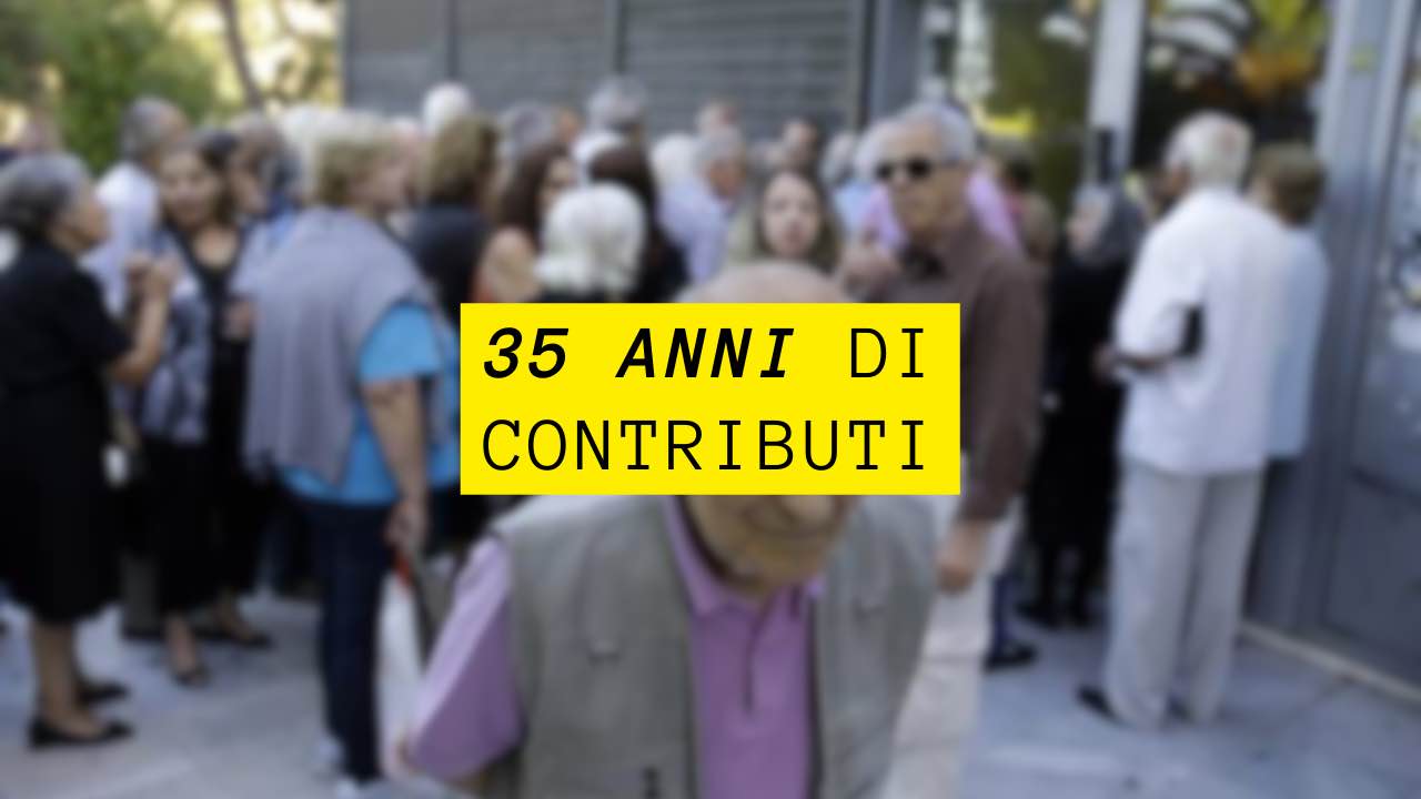 35 anni di contributi