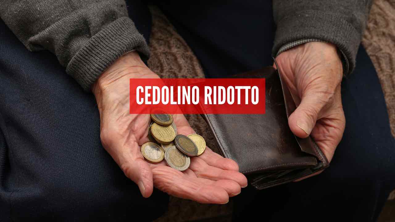 Cedolino ridotto