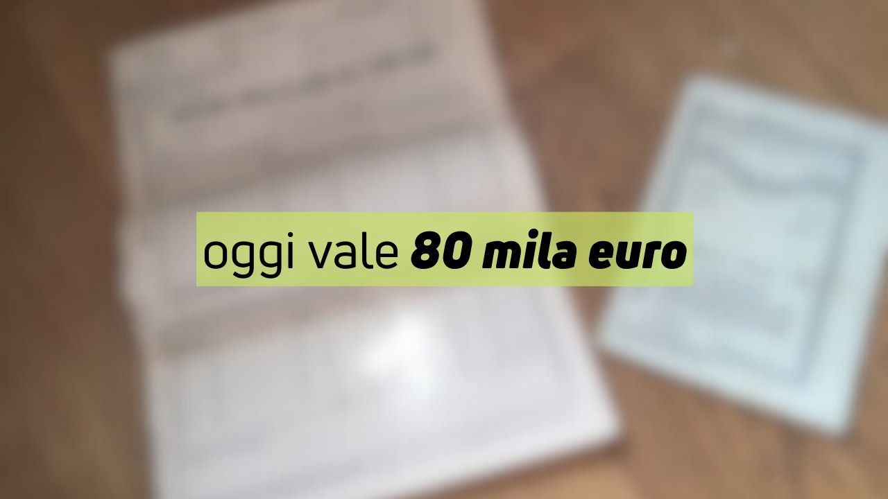 Vecchio libretto postale