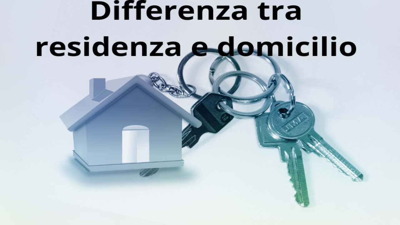 Differenza tra residenza e domicilio