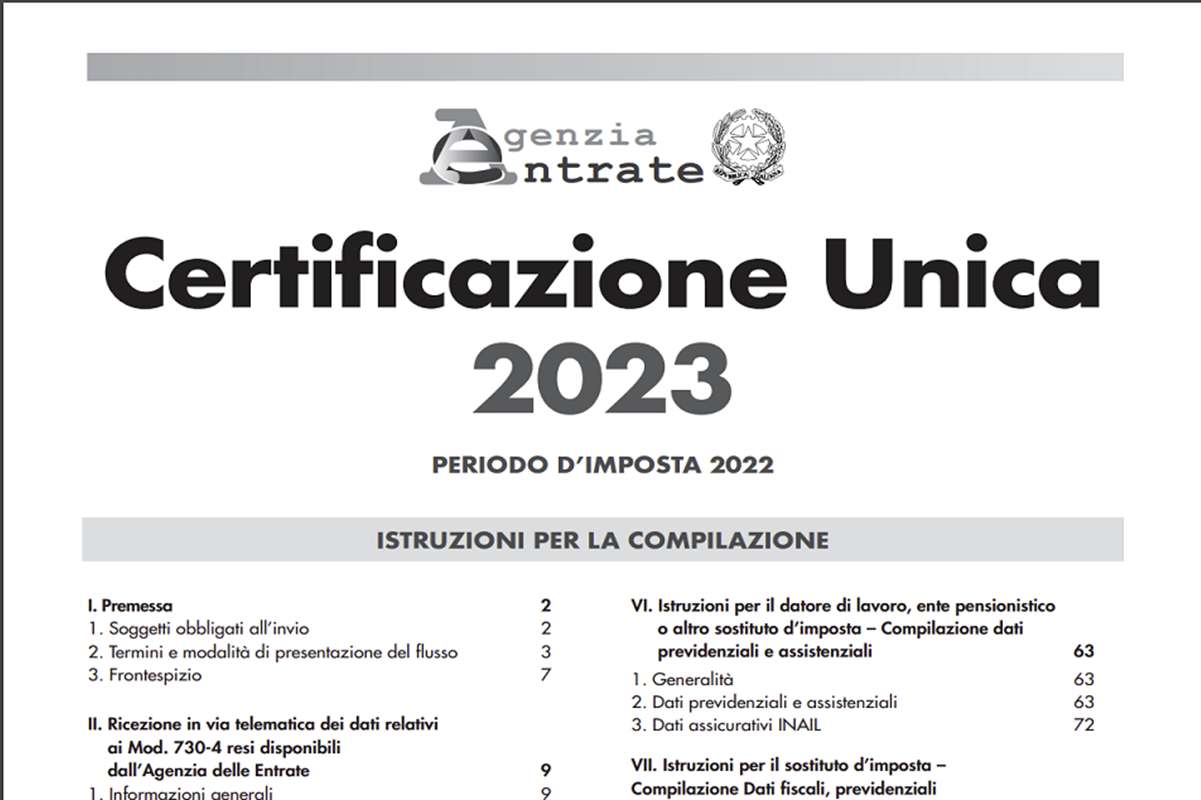 Certificazione Unica online